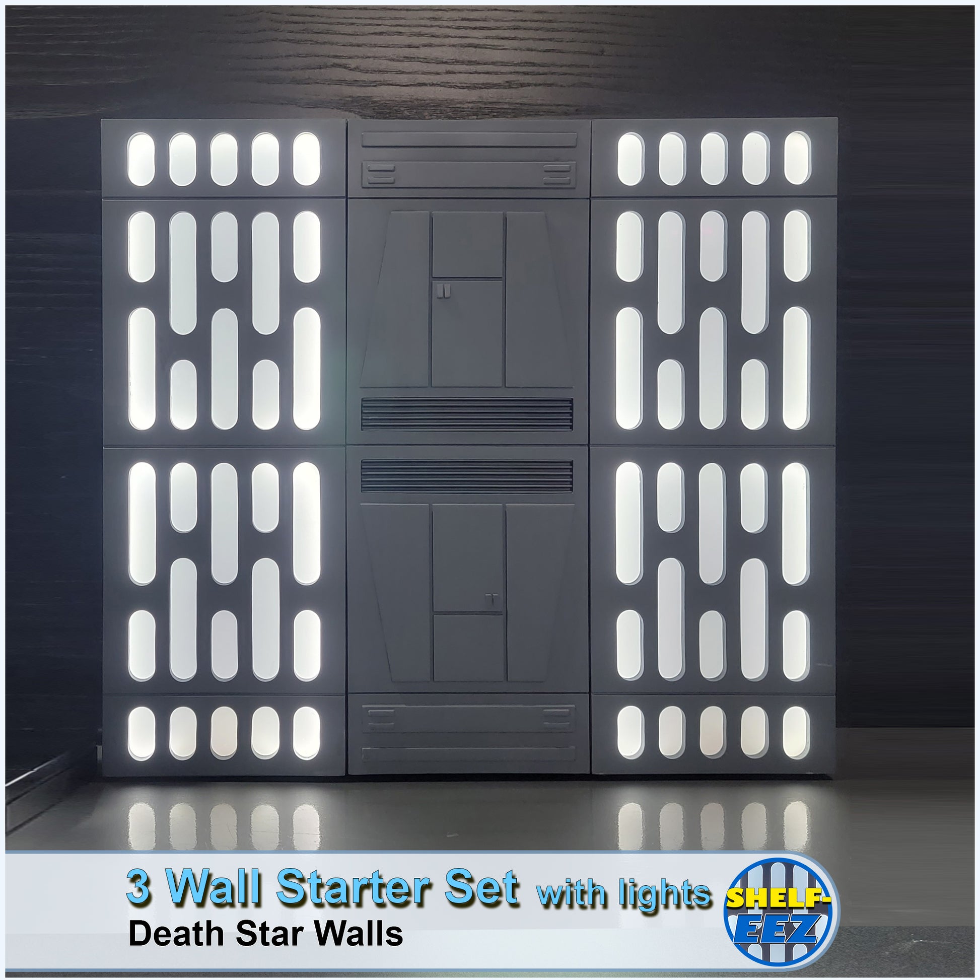 1/6 Scale Death Star Wall Starter Set - 3x Walls