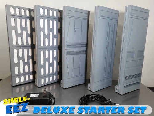 1/6 Scale 'Shelf-EEZ' 5 Panel Deluxe Starter Set - 2 Lit, 3 Standard Panels
