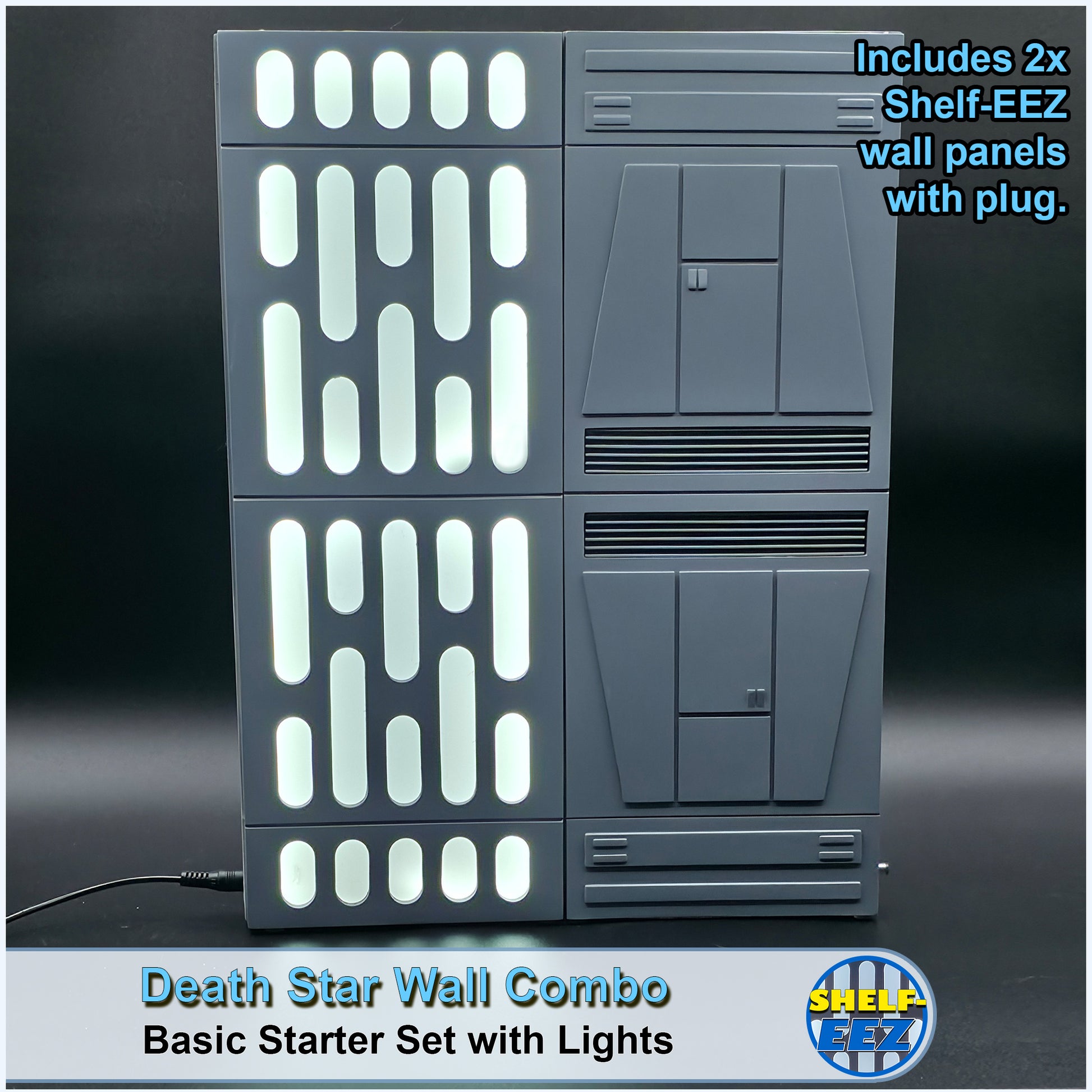 1/6 Scale Death Star Wall Basic Set - 2x Walls