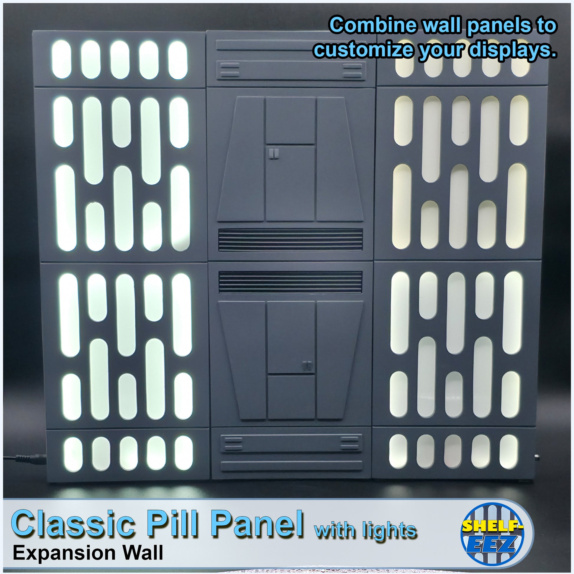 1/6 Scale Classic Death Star Wall Pill Light Panel