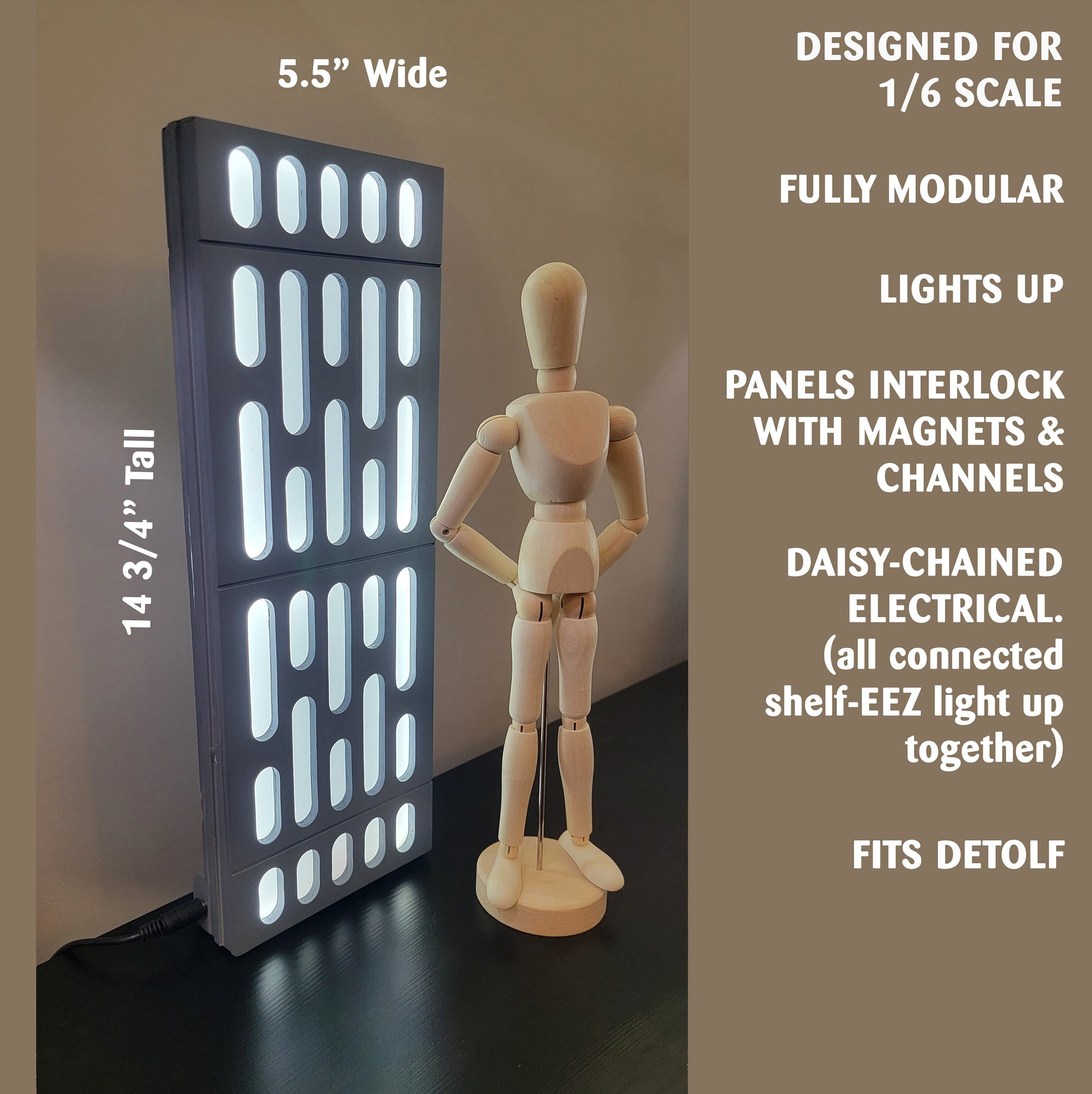 1/6 Scale 'Shelf-EEZ'  Space themed Maintenance Panel