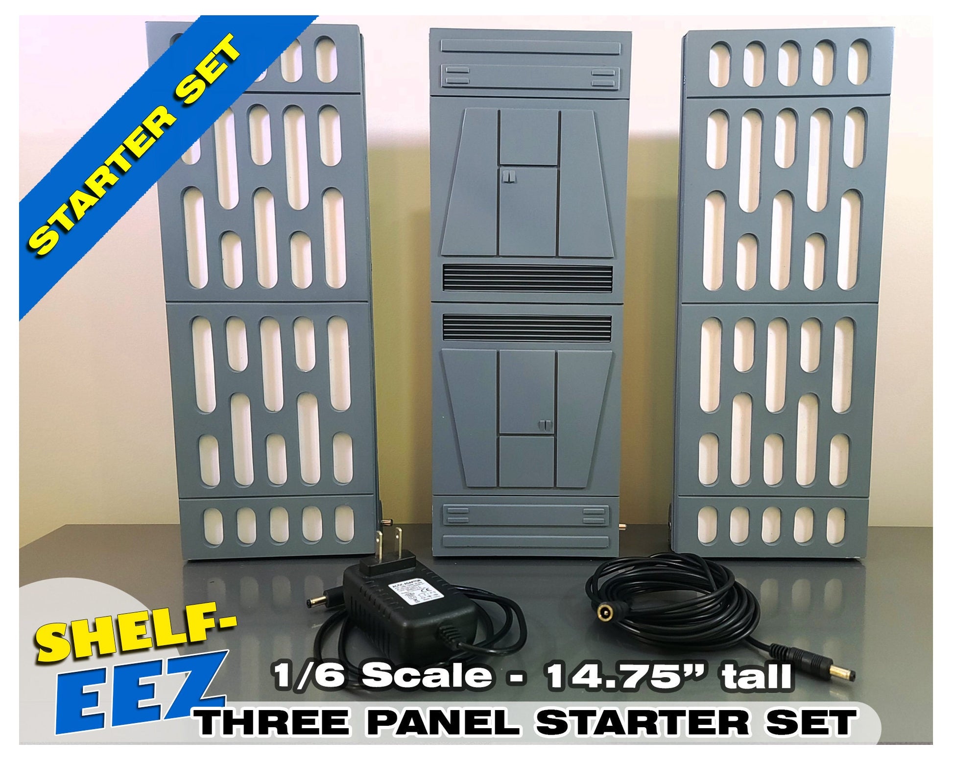 1/6 Scale Death Star Wall Starter Set - 3x Walls